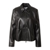 Leather Relaxed Jacket for Women