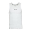 Ribbed Tank Top with Embroidered Logo