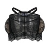 Black Lace Skirt with Hip Padding