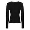 EVIE LONG SLEEVE RIBBED TOP