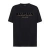 Balmain Oversized Flocked Logo T-Shirt