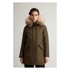 Dark Green Arctic Raccoon Parka