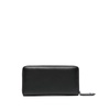 Black Wallet with Signature Orb Detail