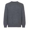 Brushed Wool Cashmere Silk Knit Sweater