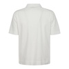 White V-Neck Cotton Polo Shirt