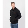 Black Hoodie Zip Sweater