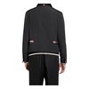 Black Golf Jacket with Combo Collar