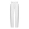 White Denim Wide Leg Jeans