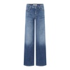 Wide Leg Jeans in Mid Blue