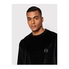 Velour Straight Sweatshirt - Noir