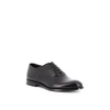 Black Brushed Leather Oxford Shoe