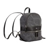 Geo Black Map Print Backpack with Logo