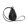 Black Mini Punch Shoulder Bag - Elegant and Versatile