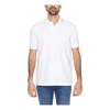 White Polo Shirt Button Fastening