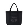 Black Nylon Puffer Shopper Bag