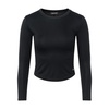 Black Modal Jersey Top