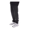 Black Cotton Sweatpants with Logo