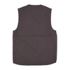 Vest with V-Neck and Zip Closure