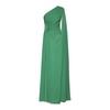 Forest Green One-Shoulder Party Dress