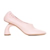 Pink Leather Pumps High Heel