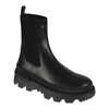 Moncler Logo Embossed Round Toe Boots