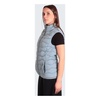 Quilted Wave Effect Sleeveless Jacket