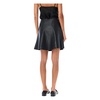 Black Leather Mini Skirt AW24