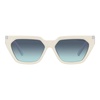 Ivory/Blue Shaded Sunglasses