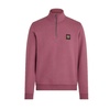 Quarter Zip Sweatshirt in Mulberry