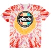 Reggae Dot Tie Dye Tee in Red