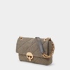 VANESSA BRUNO	 Chic Khaki Linen Mini Handbag MM