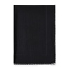 Jacquard Lettering Pashmina Scarf Black