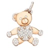 Playful Teddy Bear Pendant Necklace