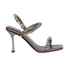 Pewter High Heel Sandals