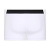 White Cotton Blend Boxer Briefs