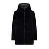 Reversible Quilted Faux Fur Coat