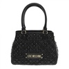 Quilted Handbag in Black