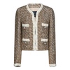 Short Blazer In Gold Lurex Tweed