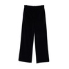 Blue Velvety Cotton Pants Womens