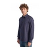 Blue Cotton Slim Fit Shirt