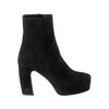 Retro-Style Suede Ankle Boots