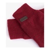 Soft Knit Gloves with Ribbed Cuffs