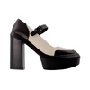 Juna Pumps in Black Leather