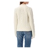 Cream Cable-Knit Sweater AW24