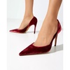 Burgundy Pointed Toe High Heels