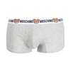 Grey Melange Boxers with Teddy Bear Motif