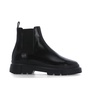 Black Leather Chelsea Boots for Men