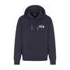 Blue Hooded Sweatshirt Trendy Casual Style