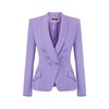 Double-breasted Blazer in Iris Crêpe