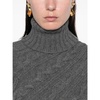 Anthracite Grey Cable Knit Dress